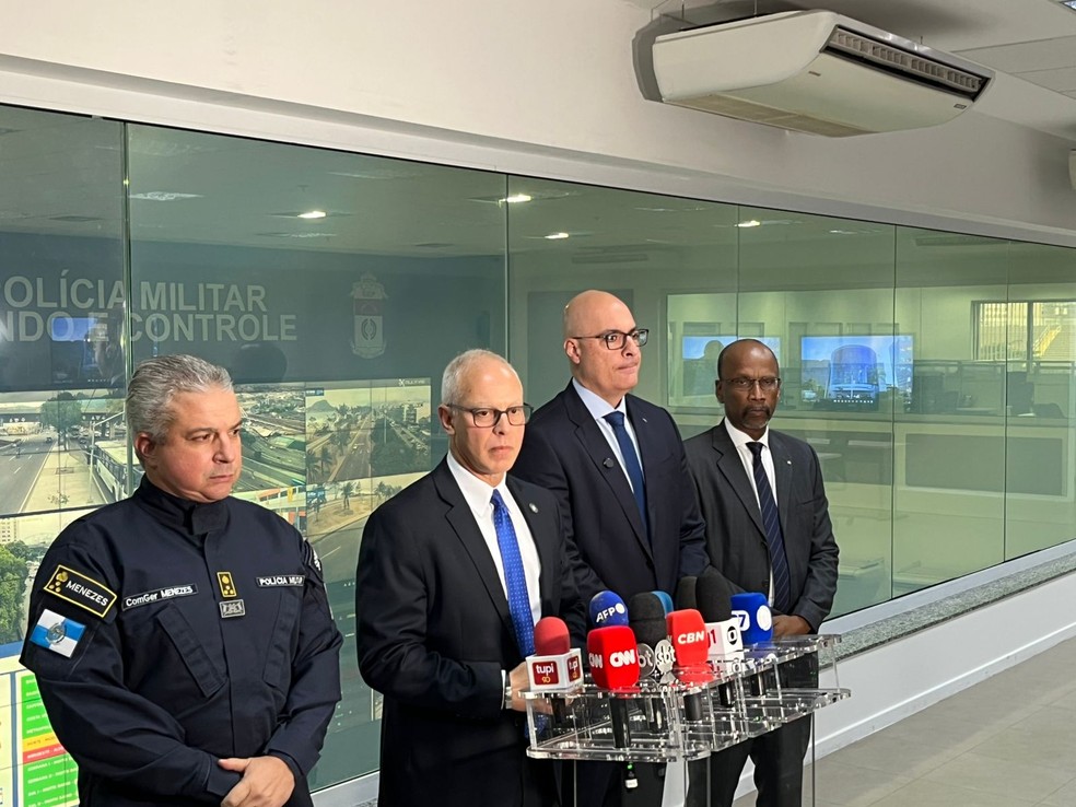 Coletiva sobre operação integrada das polícias em 15 comunidades do Rio | Foto: Henrique Coelho/g1 Rio