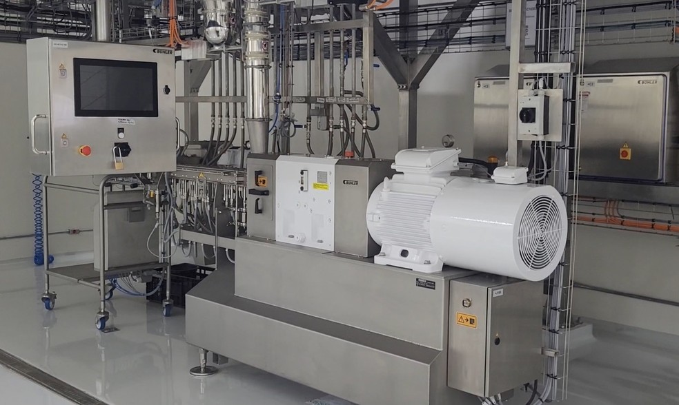 Extrusora do centro é a única na America Latina disponível para pesquisa e inovação. — Foto: João Gabriel Alvarenga/g1