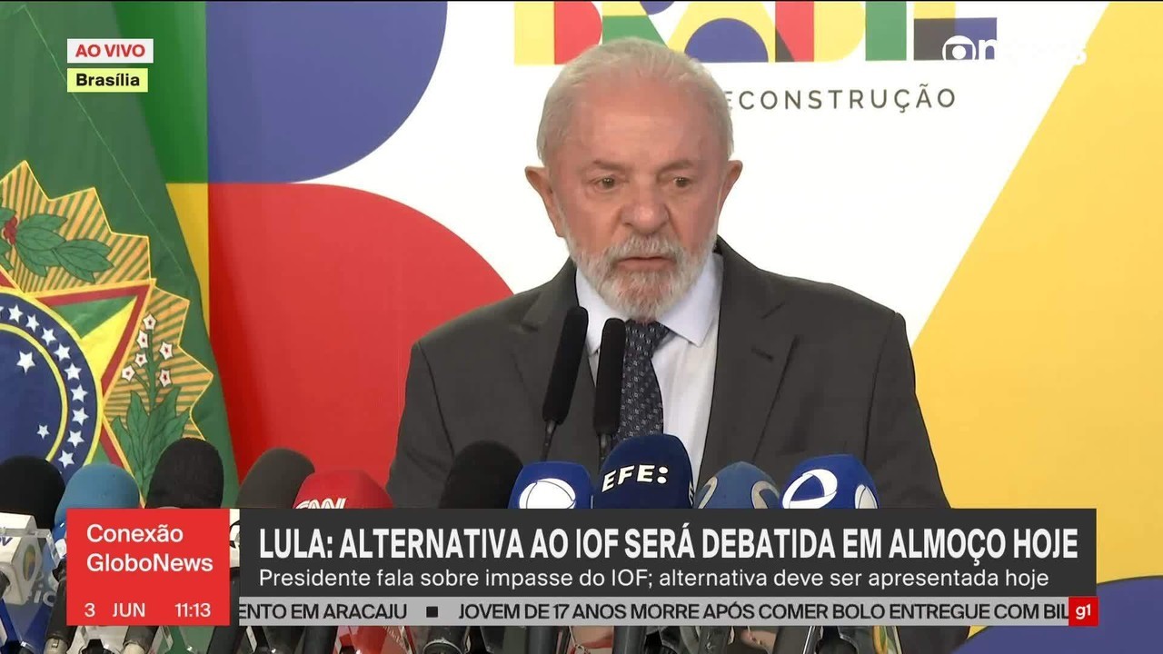 Lula nega erro na alta do IOF, diz que governo está 'discutindo possibilidades' e pode anunciar pacote ainda nesta terça