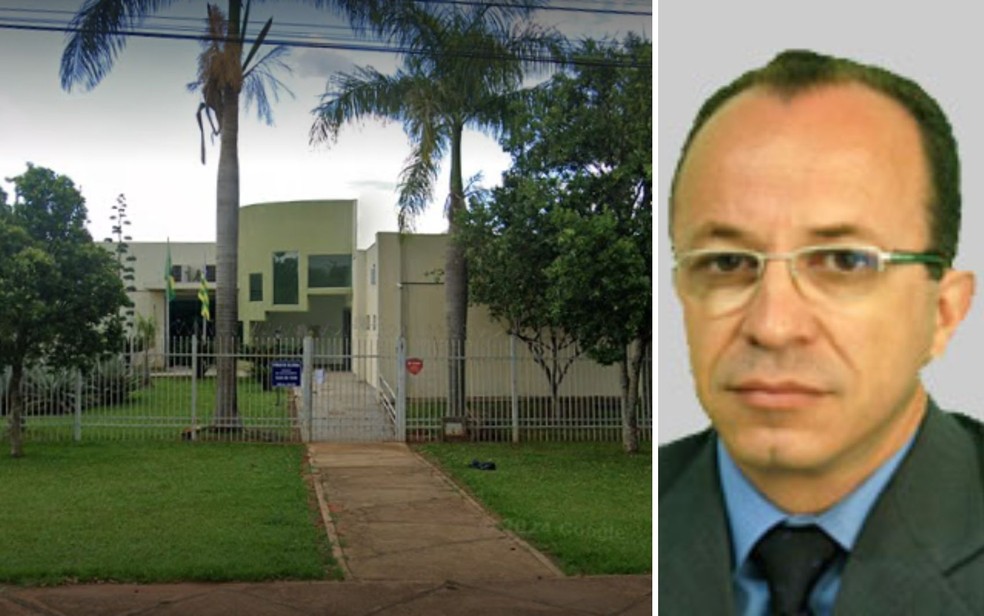 Juiz Adenito Francisco Mariano Júnior, titular da Comarca de Silvânia, Goiás — Foto: Reprodução/Google Street View e Site TJ-GO