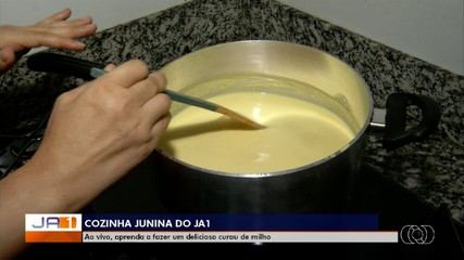 Veja o preparo do curau de milho no JA1