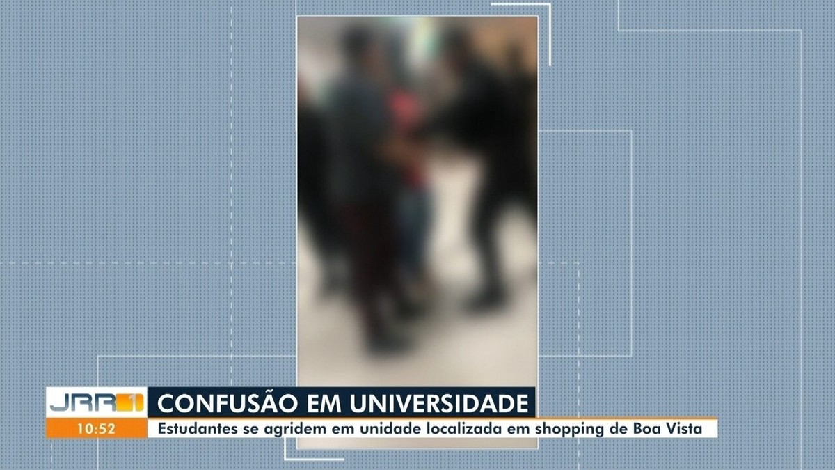 Alunos se envolvem em confusão generalizada em faculdade dentro de shopping  em Boa Vista