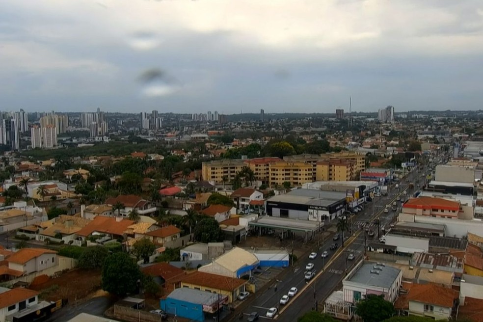 Chuva em Campo Grande. — Foto: TV Morena