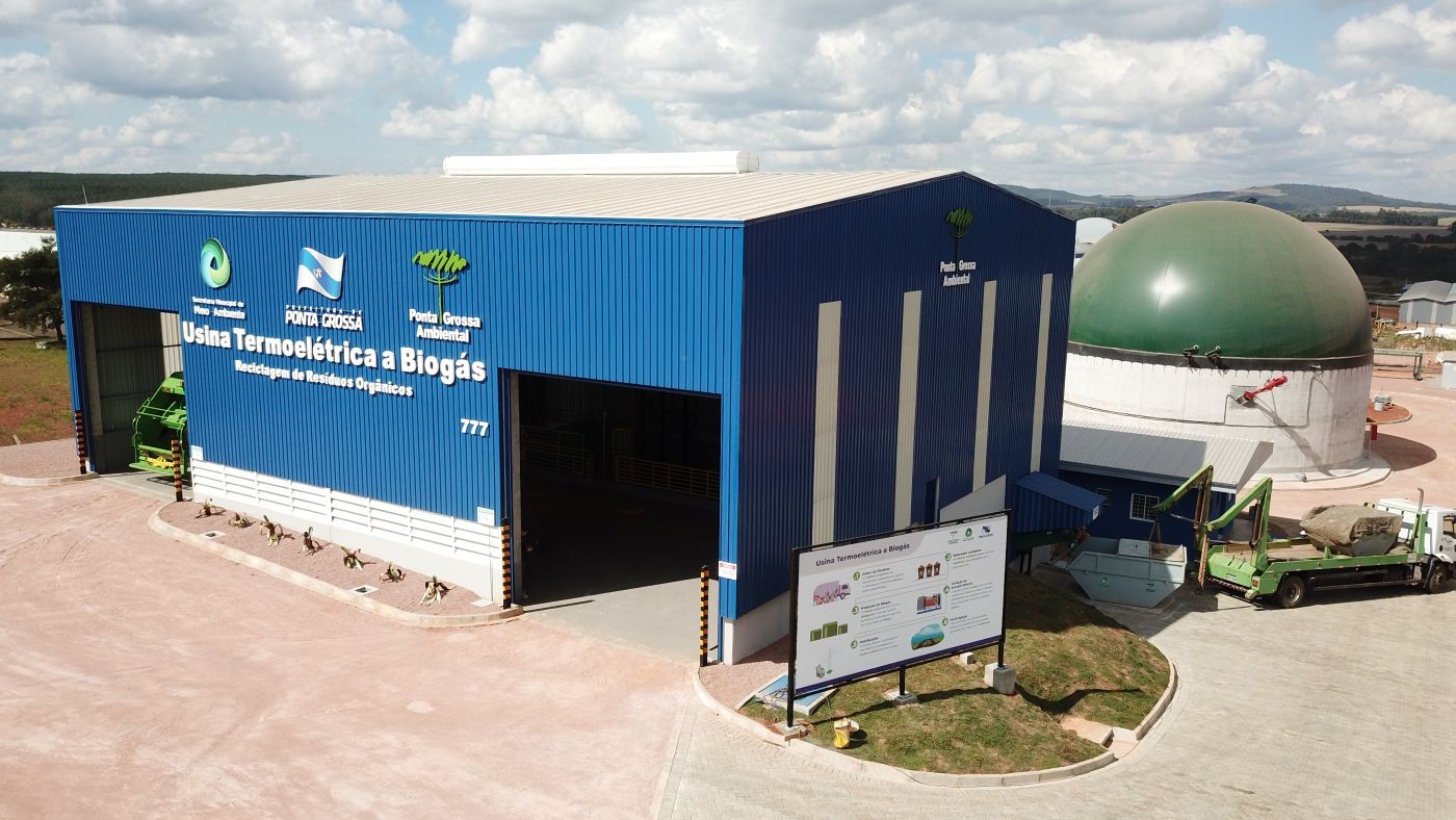 Usina de Ponta Grossa transforma resíduos em energia elétrica