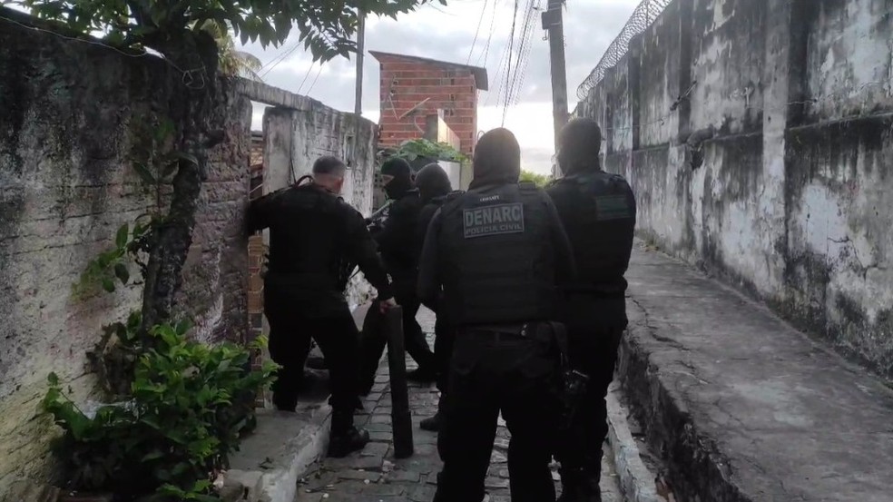 Polícia cumpre mandados de prisão contra integrantes de facção criminosa na Zona Leste de Natal — Foto: Foto: Reprodução/Polícia Civil do RN