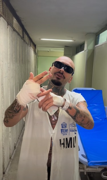 Streamer tem dedo amputado ao pular grade do Rock in Rio