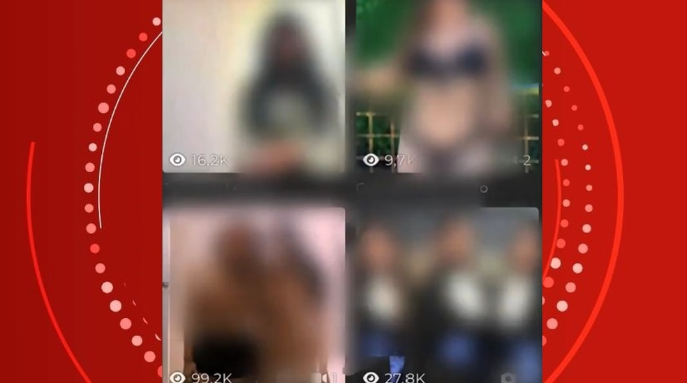 Jovens têm fotos manipuladas e vazadas por amigo em sites pornôs — Foto: Reprodução/TV Gazeta