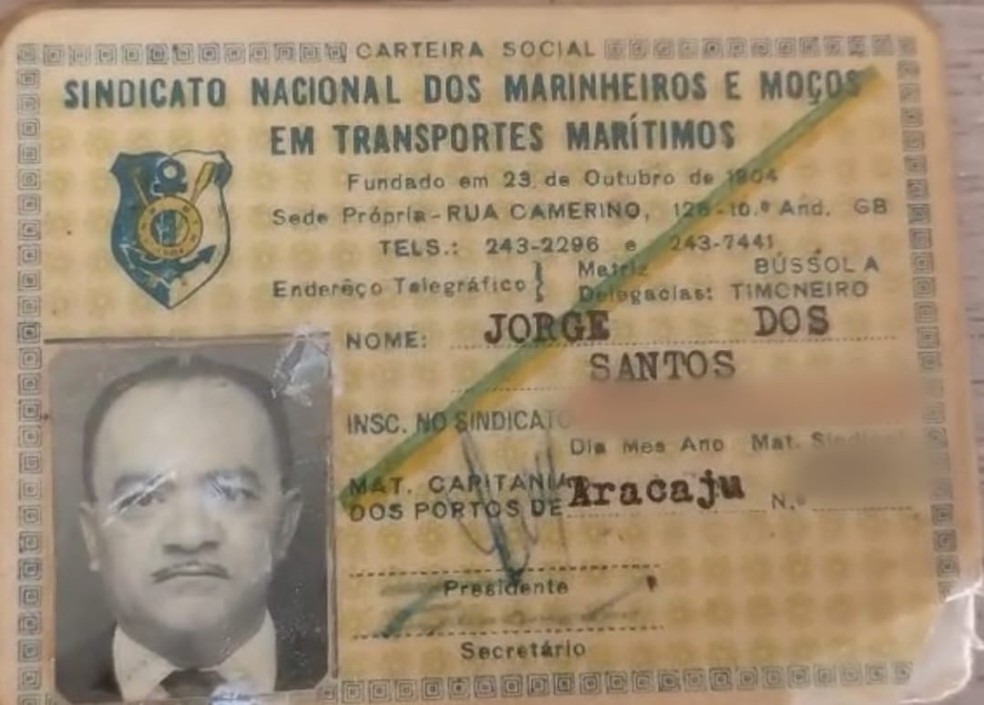 Jorge dos Santos, 101 anos, participou da Segunda Guerra Mundial — Foto: Arquivo Pessoal