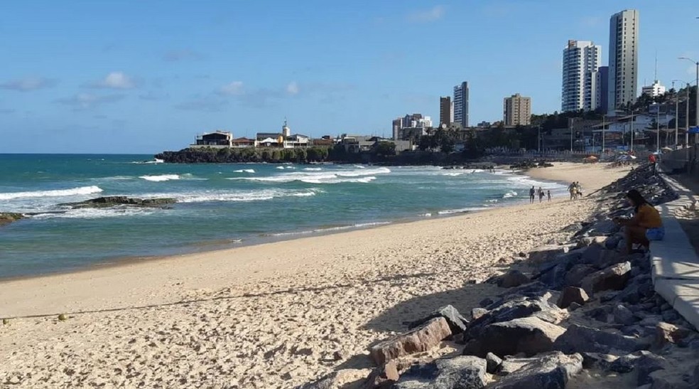 Praia do Meio, em Natal — Foto: Sérgio Henrique Santos/Inter TV Cabugi/ARQUIVO