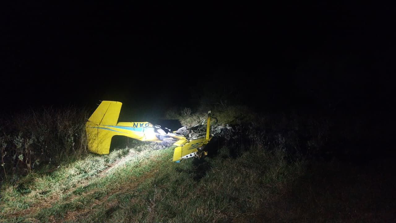 Avião cai e mata quatro pessoas em Aquidauana, no Pantanal de MS