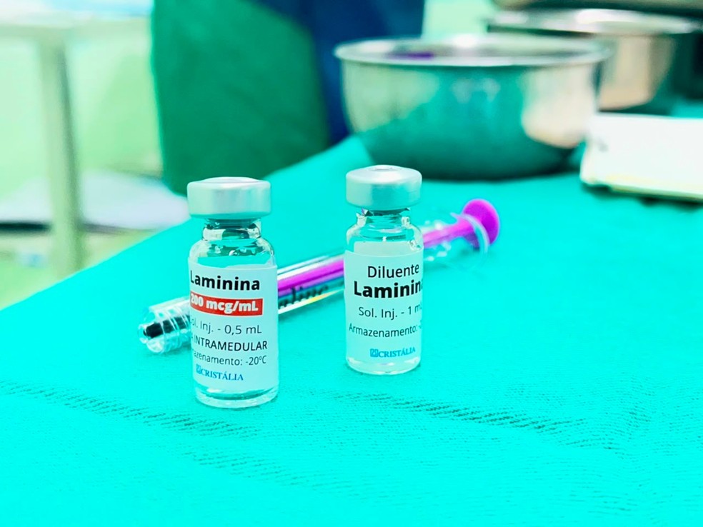Paciente com lesão na medula recebe tratamento experimental inédito no Ceará — Foto: IJF/Divulgação
