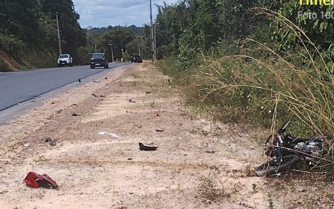 Duas pessoas morrem em acidente na rodovia AM-010, no interior do Amazonas