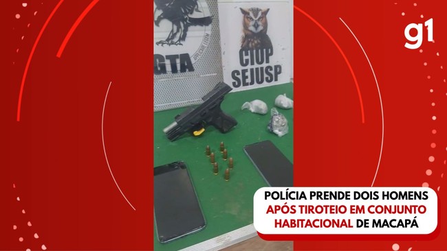 Polícia prende dois homens após tiroteio em conjunto habitacional na Zona Sul de Macapá
