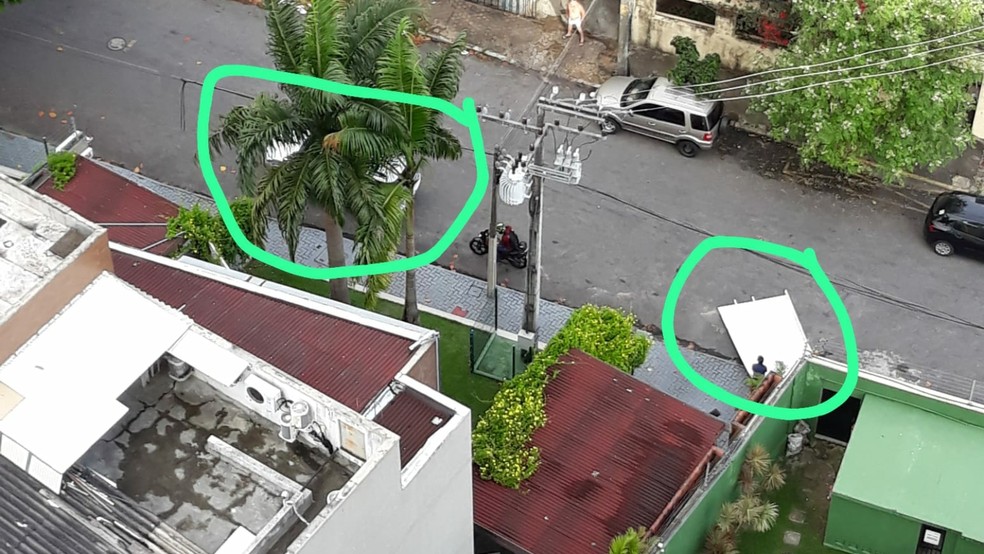 Homem derruba portão de motel após se recusar a pagar a conta — Foto: Arquivo pessoal