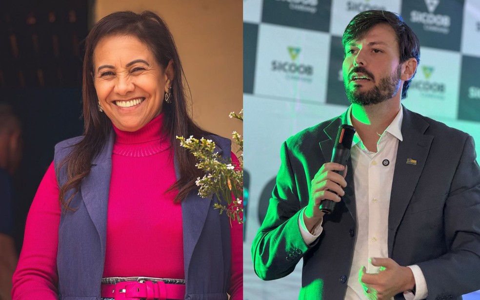 Prefeita de Poções, Dona Nilda, e o prefeito de Encruzilhada, Dr Pedrinho, ambos do PCdoB — Foto: Reprodução/Redes Sociais