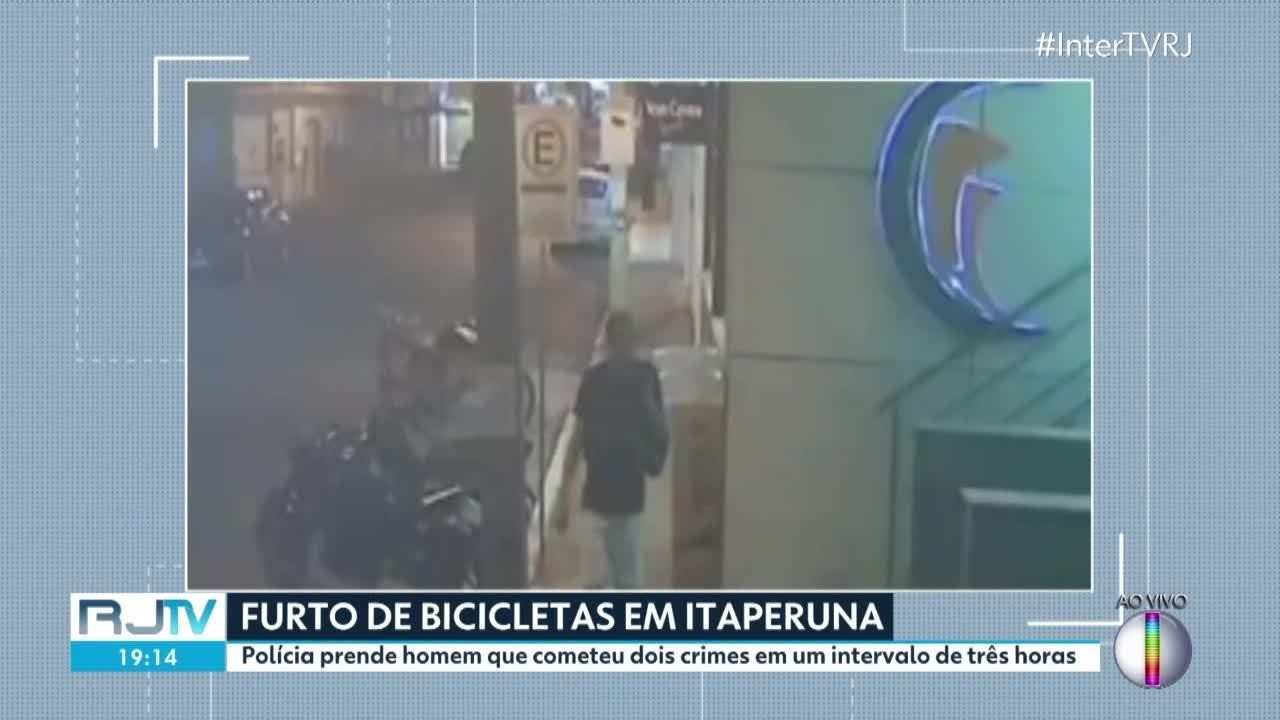 Homem é preso suspeito de furtar duas bicicletas em Itaperuna no mesmo dia