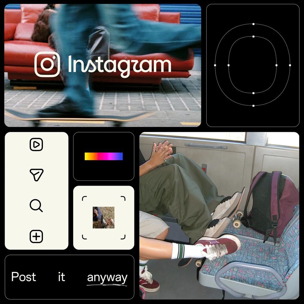 Instagram muda sua identidade visual pela primeira vez em 10 anos — Foto: Divulgação/Instagram