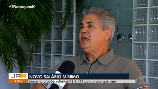 Governo federal apresenta proposta de novo salário mínimo para 2027 - Programa: JA 1ª Edição - TO 