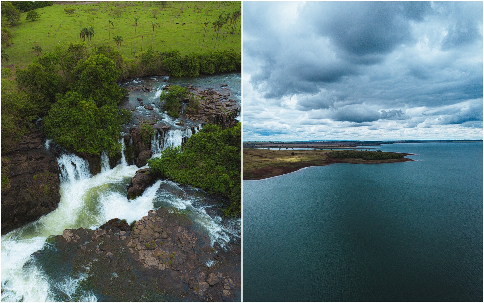 Quedas d’água, lago e montanhas impressionam em Goiás; vídeo