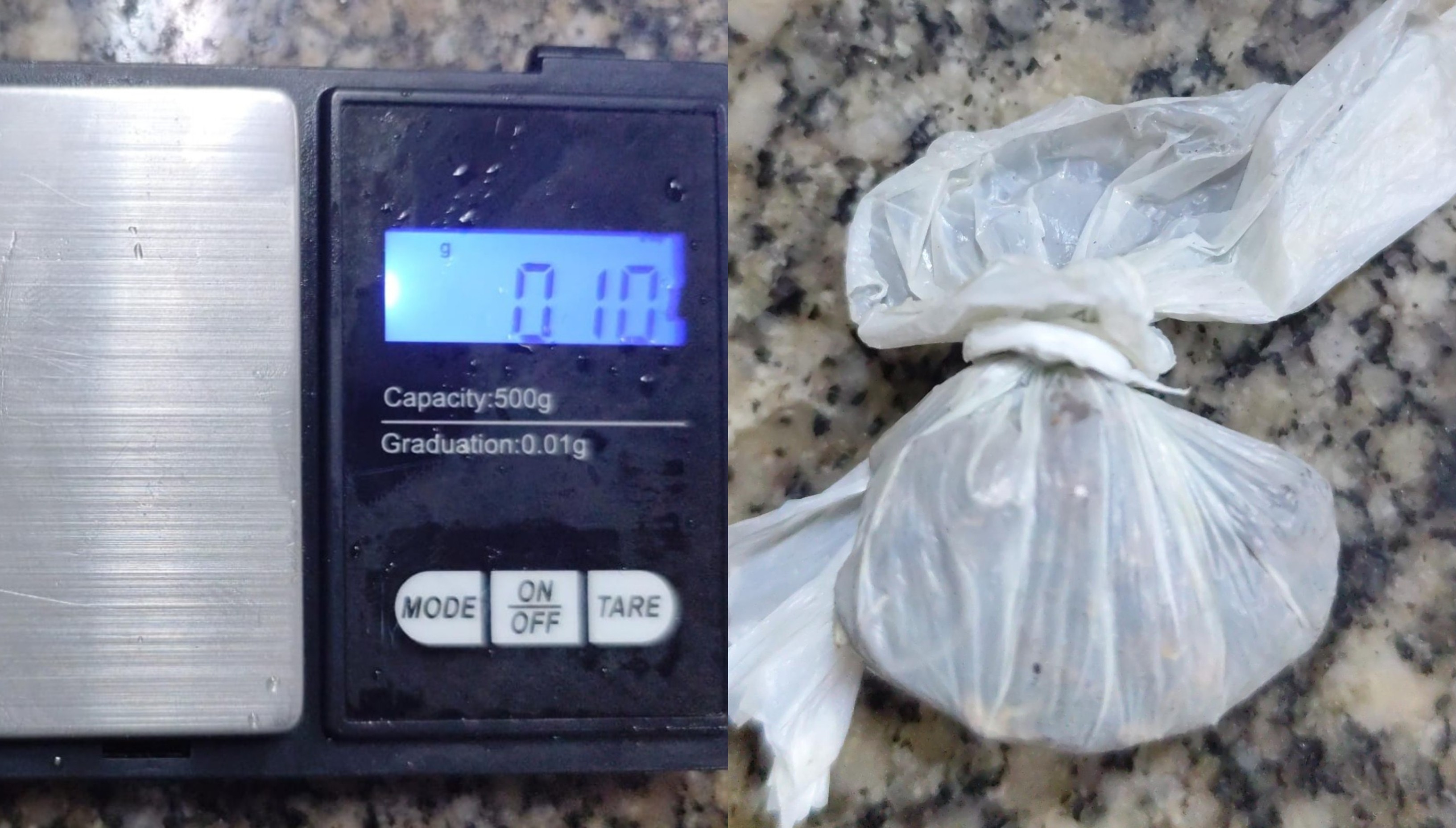 Jovem conhecido como 'Dichava' é preso com skunk e cocaína no 'Beco do Chapa', em Boa Vista