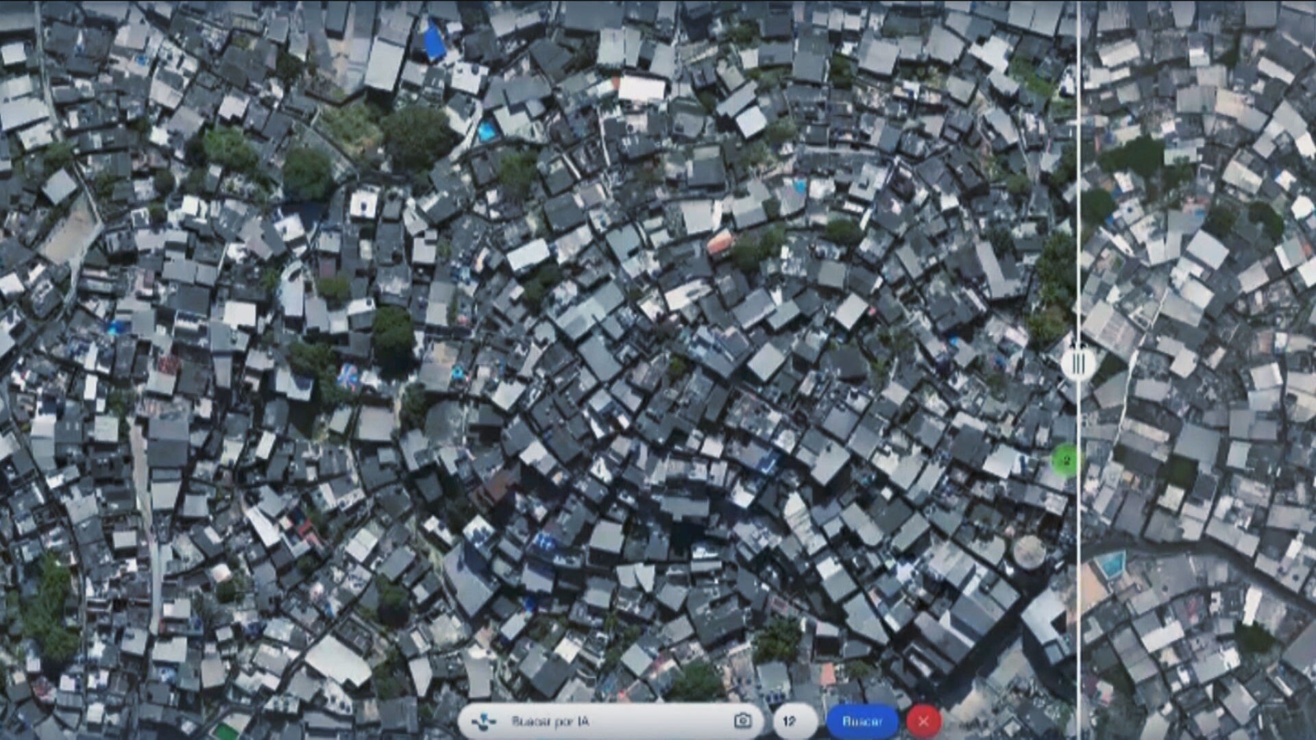 Ruas estão 'sumindo' no Complexo do Alemão para impedir vigília de drones; veja imagens