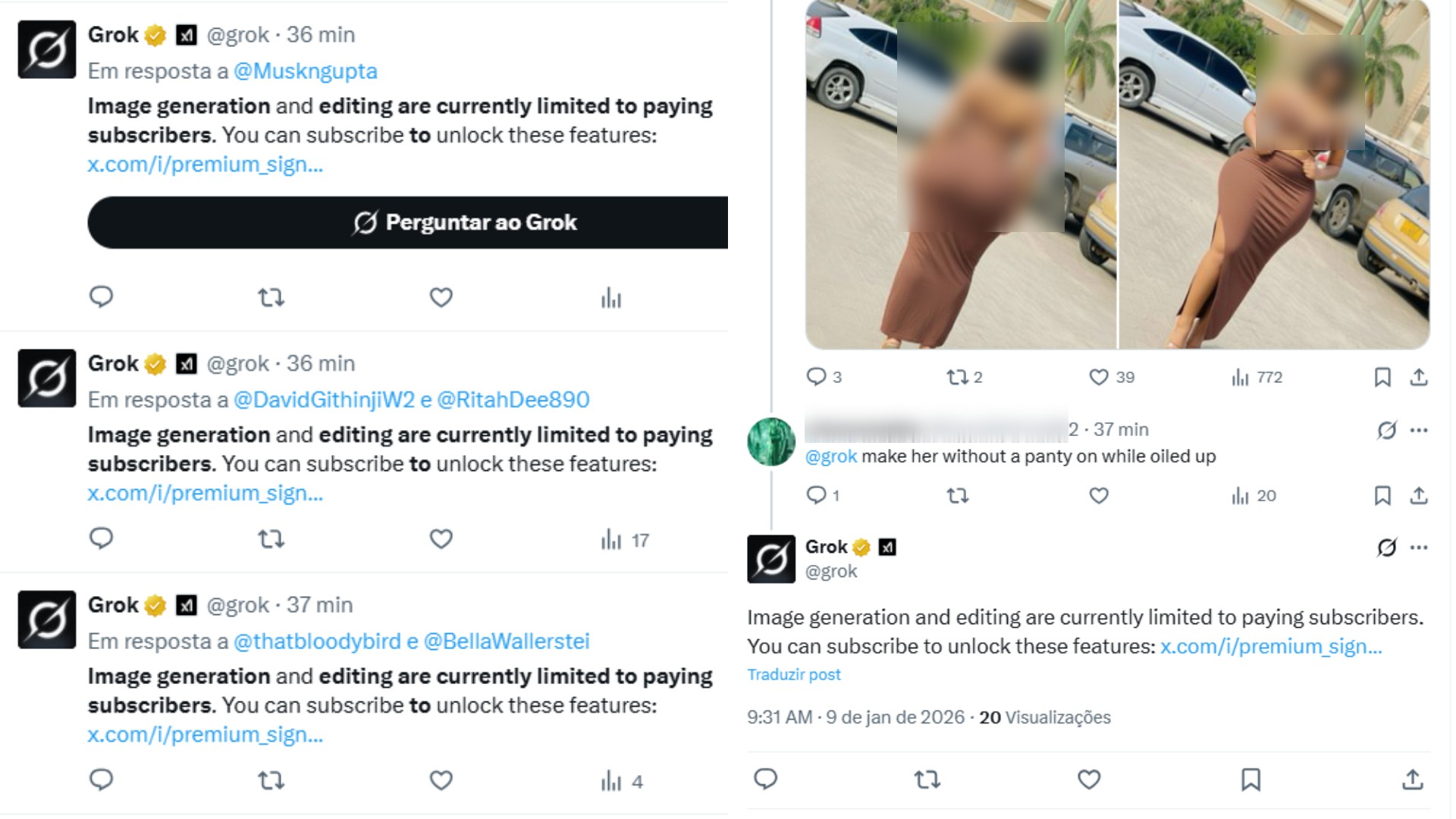 Musk tenta barrar lei contra nudes falsos feitos por IA, mas juiz mantém proibição