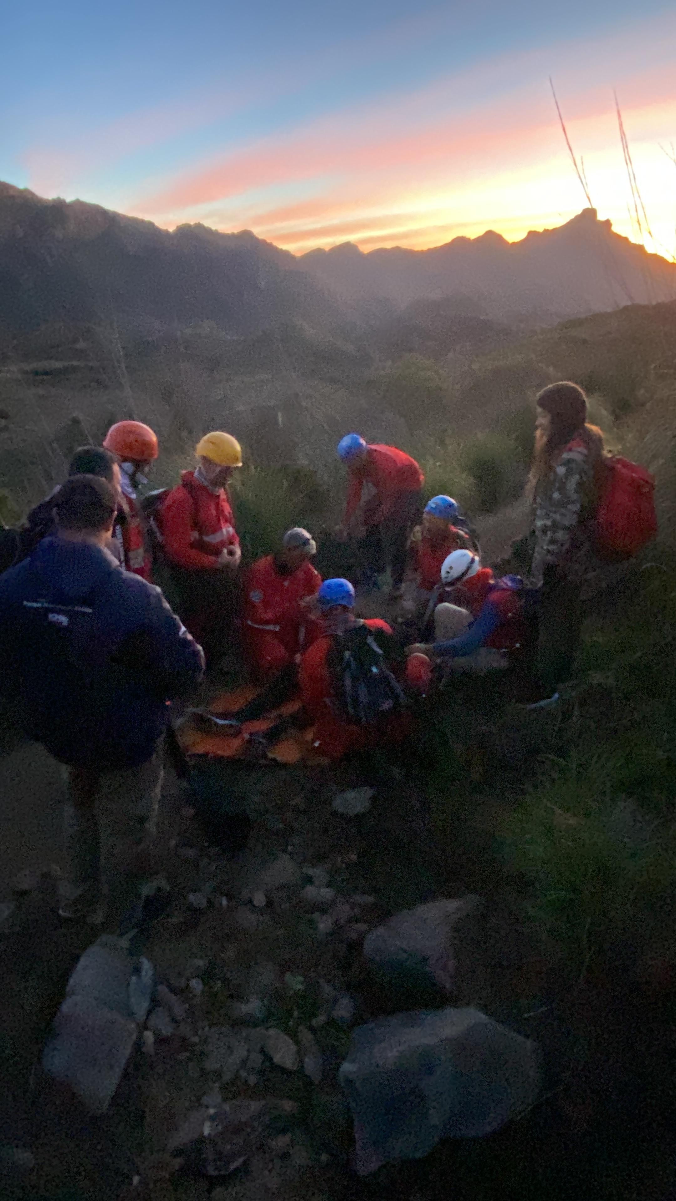Homem é resgatado após escorregar em rocha no Parque Nacional do Itatiaia