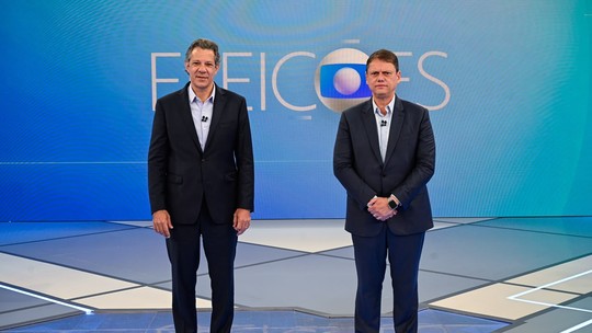 Tarcísio e Haddad nacionalizam debate em SP com ataques sobre infiltração de facções, transporte e saúde