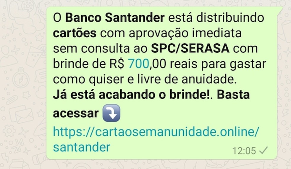 Golpe usa mensagem de texto falsa sobre compra no cartão de crédito no RS –  Clic News