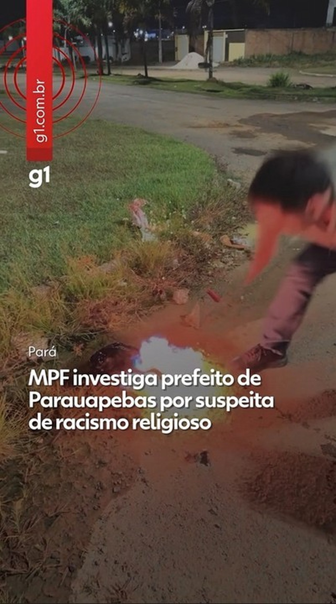 MPF investiga prefeito de Parauapebas por suspeita de racismo religioso após vídeo em que chuta oferenda e faz ofensas