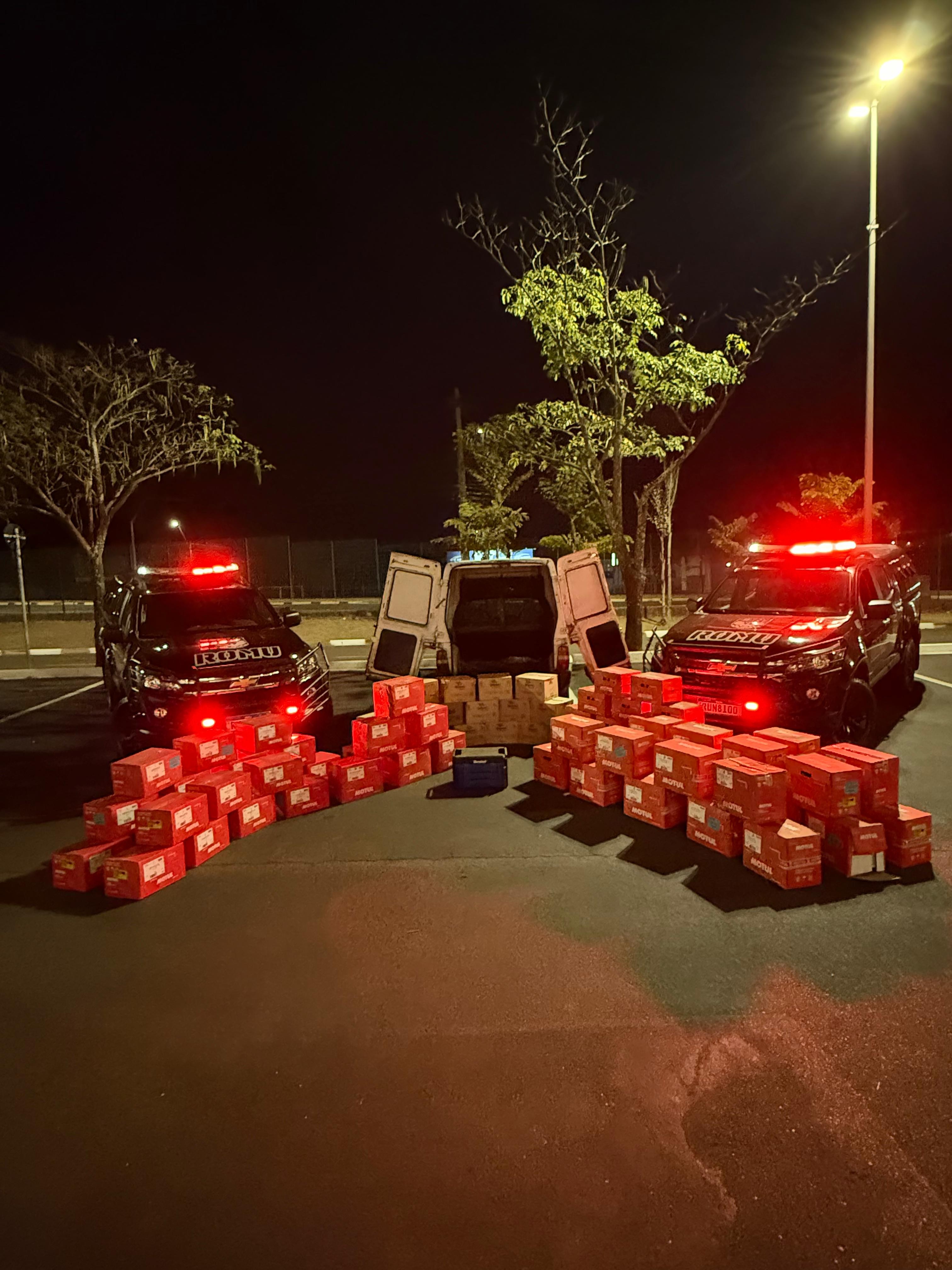 Guarda prende dupla suspeita de furtar R$ 75 mil em caixas de óleo em Paulínia