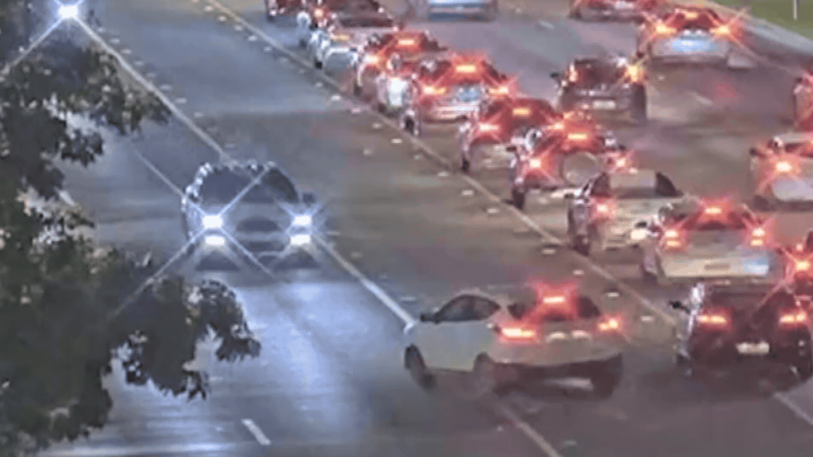 VÍDEO: acidente deixa 3 feridos no Eixão Sul, em Brasília