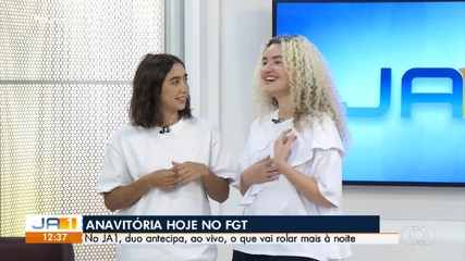 Duo Anavitória falam sobre a carreira e a programação do Festival em Taquaruçu