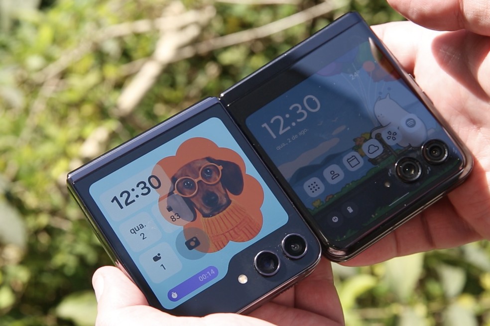 Galaxy Z Flip 5 vs Moto Razr 40 Ultra: qual o melhor celular dobrável?