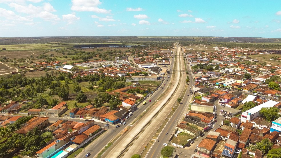 Cidade de Goianinha, na região metropolitana de Natal — Foto: Prefeitura/Divulgação