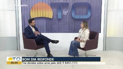Dermatologista tira dúvidas de telespectadores sobre o surgimento da acne na pele