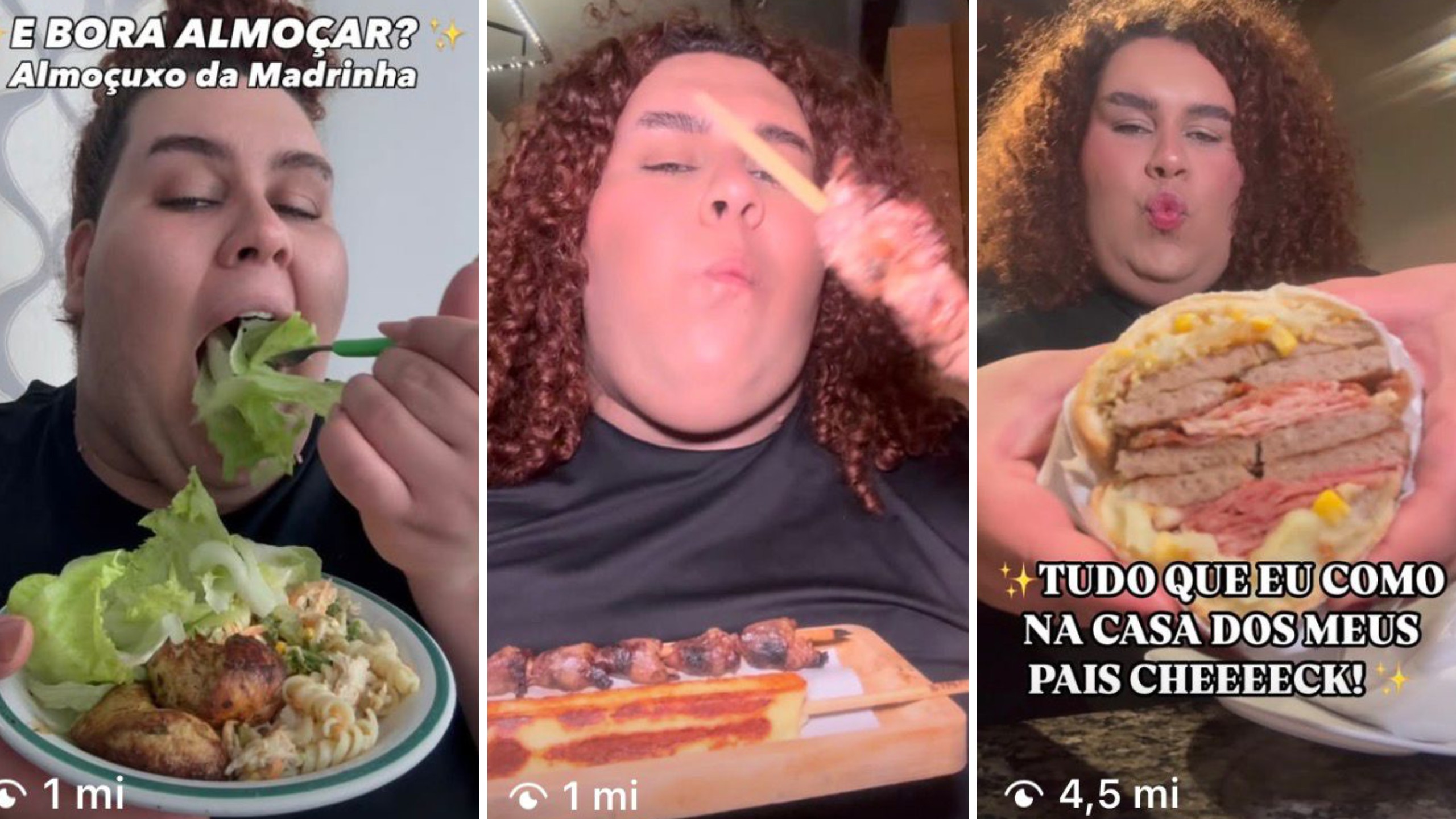'Bora almoçar?': influenciadora trans faz sucesso nas redes sociais com vídeos sobre humor e culinária
