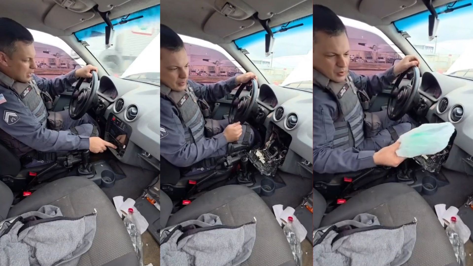 VÍDEO: policial faz 'tutorial' e mostra como droga foi escondida em painel de carro no ES