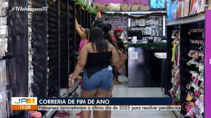 Véspera de Ano Novo movimenta comércio em Palmas