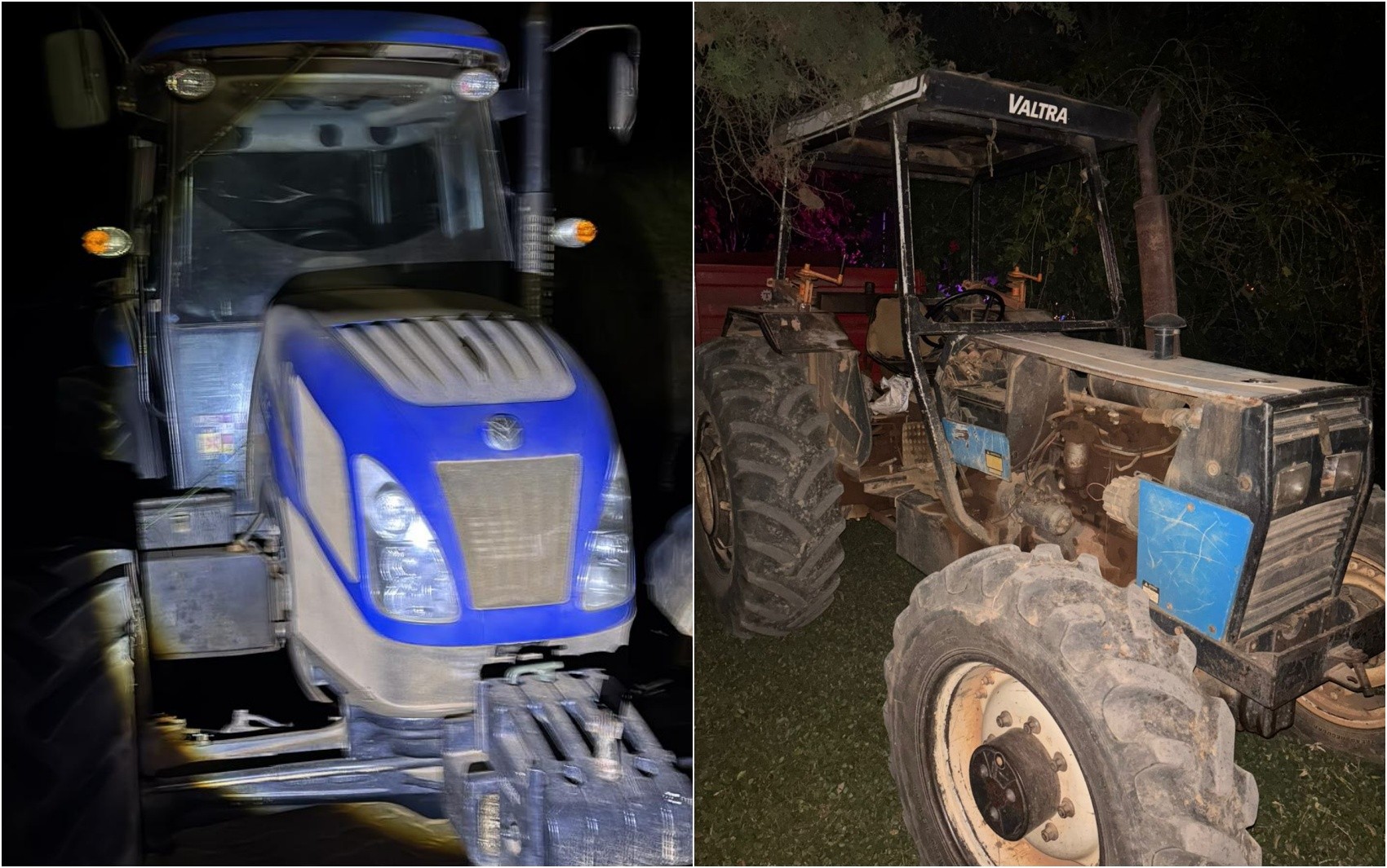 Polícia Militar prende suspeitos de furtar dois tratores em Ouro Fino, MG