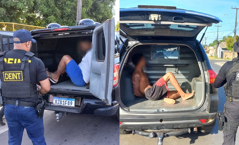 Dupla presa por receptação também é suspeita de roubos e estupros em Boa Vista — Foto: Nylo Monteiro/Rede Amazônica