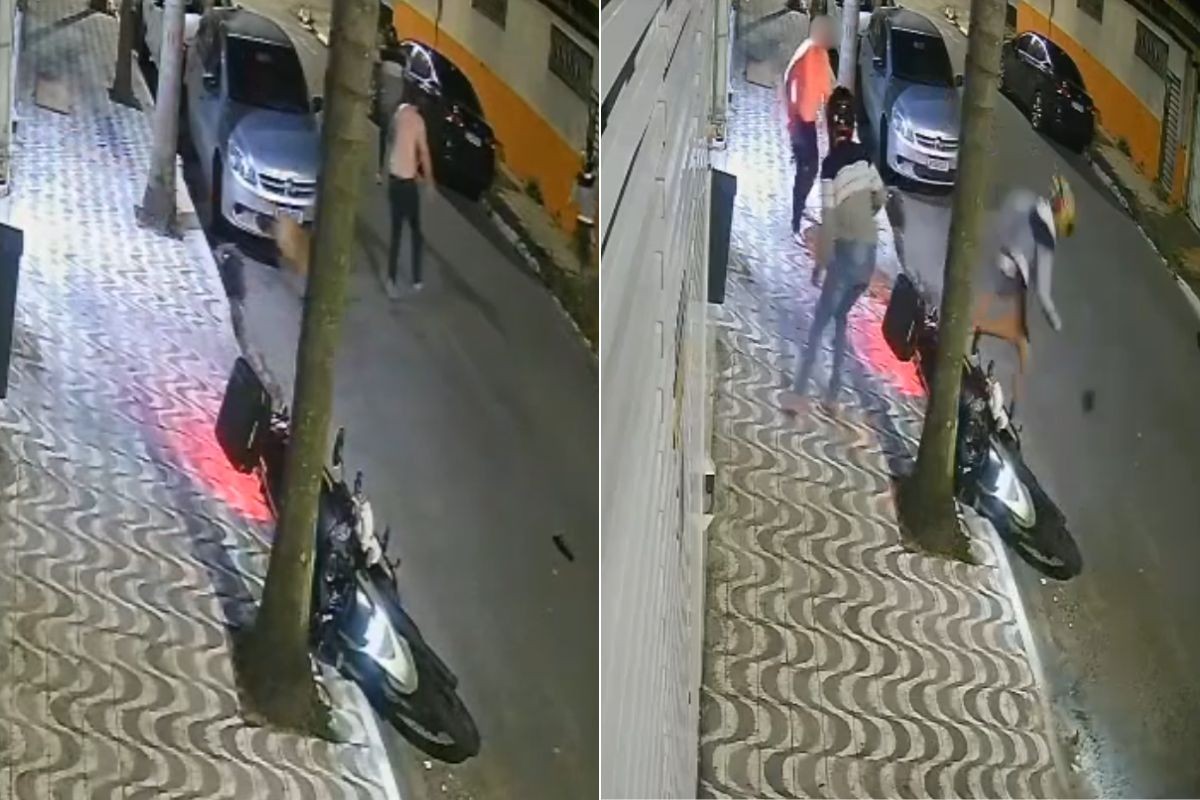 Síndico é acordado por sistema de segurança e impede furto após correr atrás de suspeitos no litoral de SP; VÍDEO