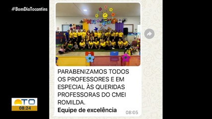 Tô no BDT: professores interagem com mensagens