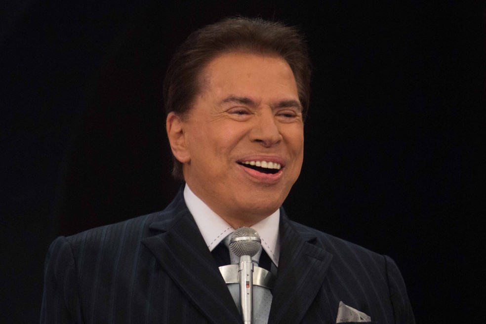 Silvio Santos apresenta o programa beneficente Teleton 2013 na sede do SBT em S&atilde;o Paulo, em outubro de 2013 &mdash; Foto: Vanessa Carvalho/Brazil Photo Press via AFP/Arquivo