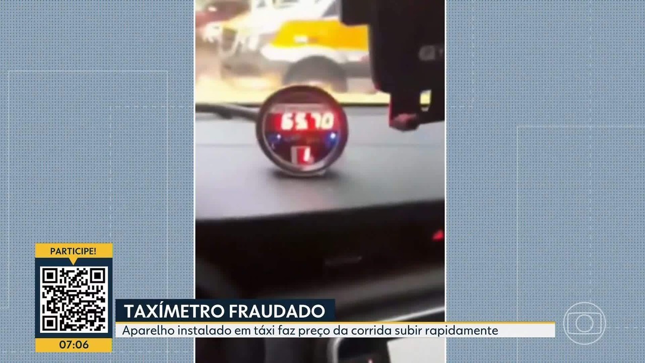 Taxista é preso por golpe que faz o taxímetro disparar e aumentar o valor da corrida