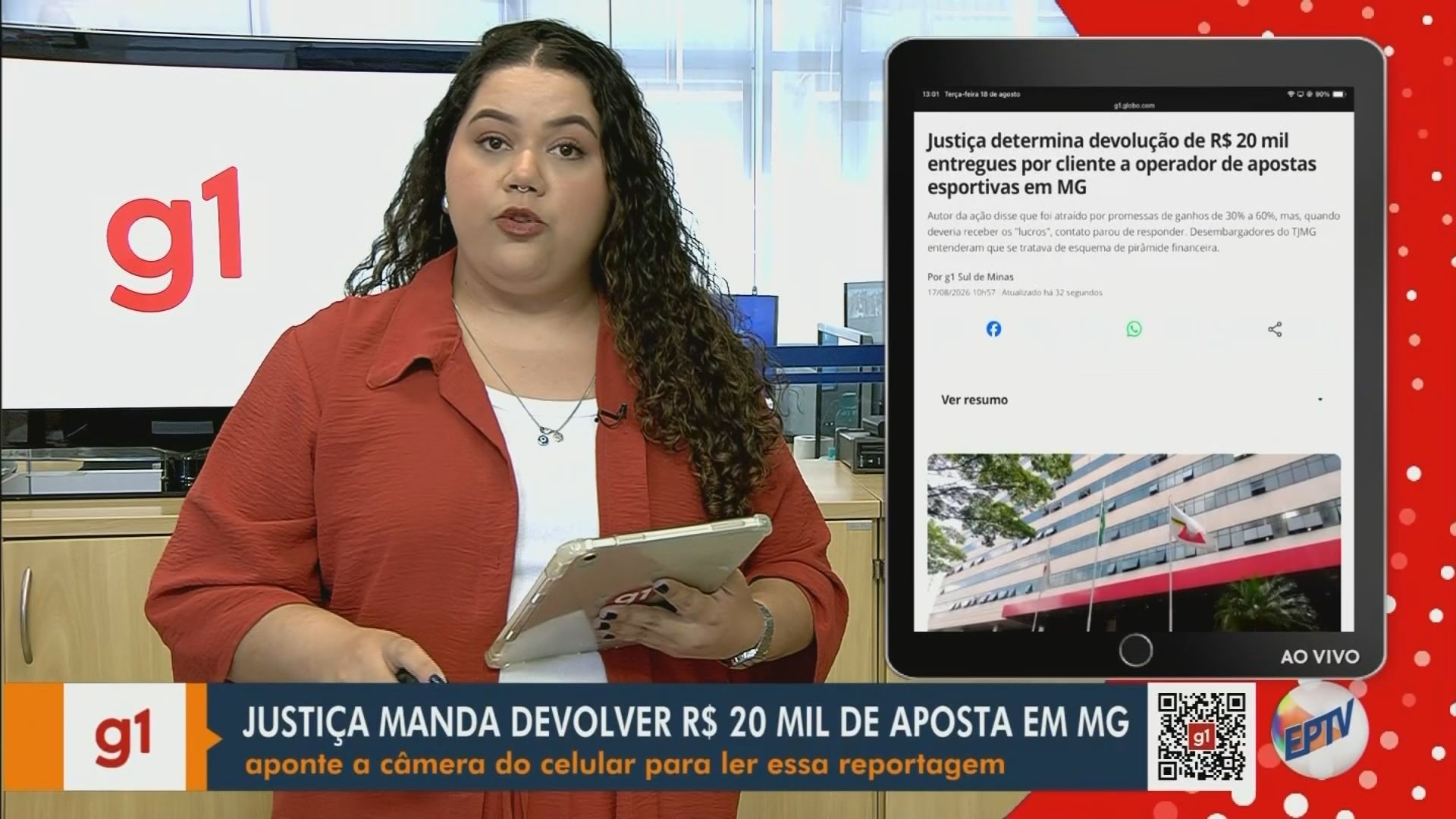 VÍDEOS: EPTV 1 Sul de Minas de terça-feira, 18 de agosto de 2026