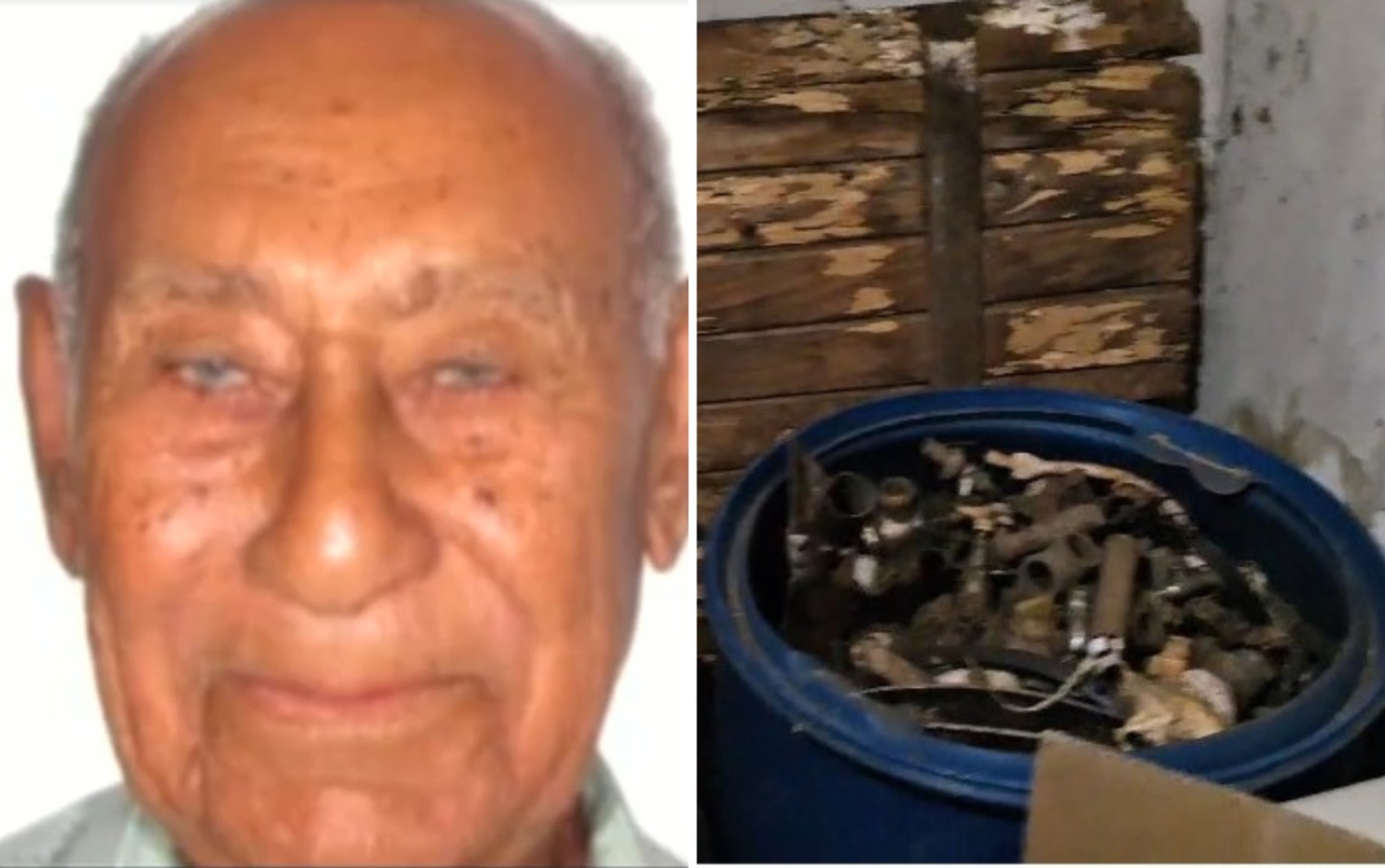 Pedreiro de 90 anos é morto por inquilino e tem corpo escondido em tambor, diz polícia