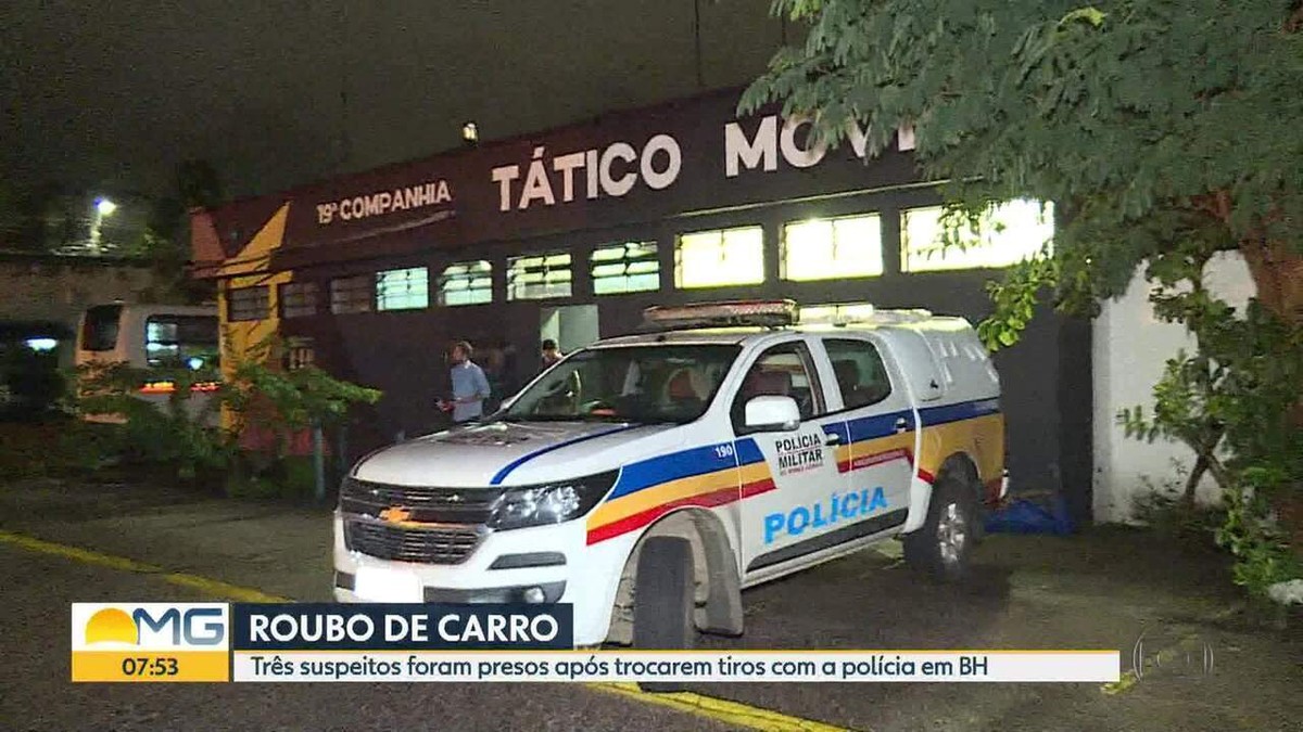 PM Prende Três Suspeitos De Roubar Carro Na Região Da Pampulha, Em Belo ...