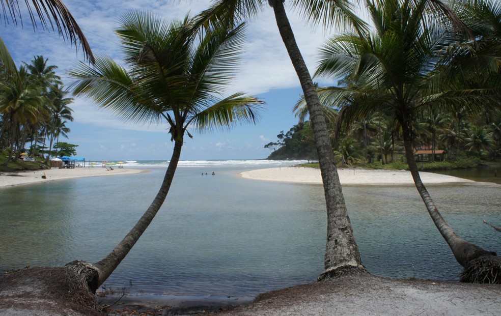 Itacaré conta com praias paradisíacas como a do Haivizinho — Foto: Glauco Araújo/G1