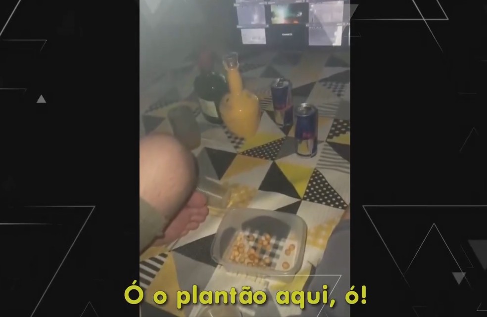 Facção monitora câmeras de segurança em Cabedelo, na Paraíba — Foto: Reprodução/TV Globo